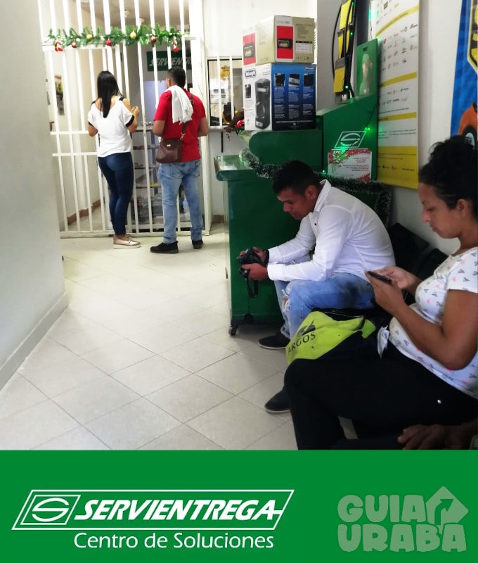 Servientrega y Efecty. Centro de soluciones Pagos, Giros y recargas