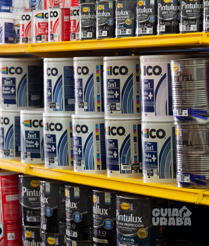 Pintura de la Ferretería en Apartadó Torniguayas