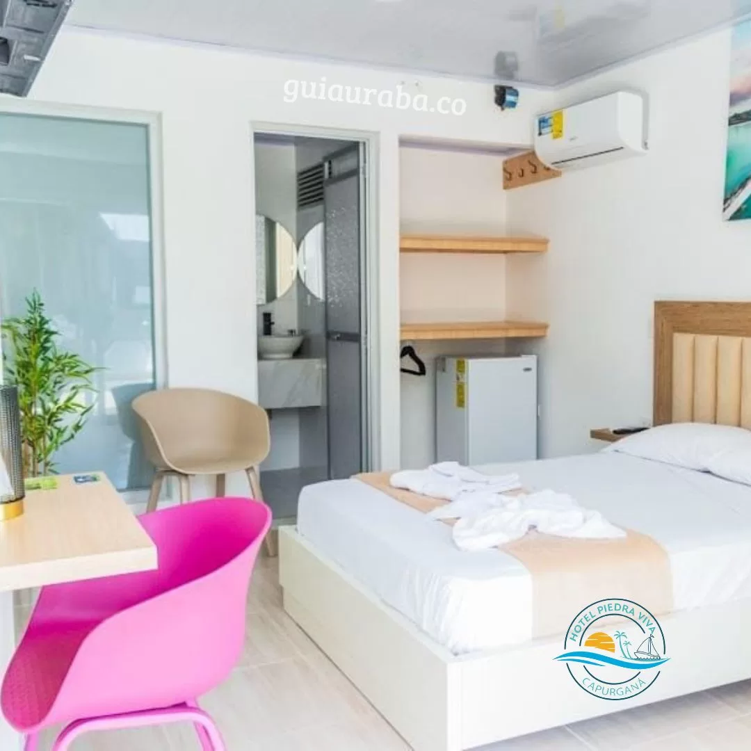 Habitación con aire acondicionado en Capurgana